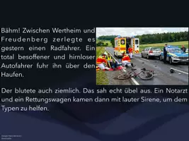 Vorschau - Präsentationen/Tafelbilder - Bericht Jgst. 5-7 (Präsentation mit Hörtexten) - Seite 1