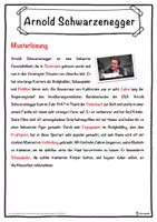 Vorschau - Unterrichtsreihen - Arnold Schwarzenegger Lückentext mit Wortspeicher Hörverstehen und Suchsel - Seite 2