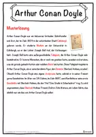 Vorschau - Unterrichtsreihen - Arthur Conan Doyle Lückentext mit Wortspeicher Hörverstehen und Suchsel - Seite 2