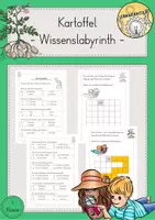 Vorschau - Arbeitsblätter - Kartoffel Quiz - Deckblatt