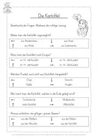 Vorschau - Arbeitsblätter - Kartoffel Quiz - Seite 3