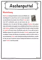 Vorschau - Unterrichtsreihen - Aschenputtel Lückentext mit Wortspeicher Hörverstehen und Suchsel - Seite 2