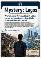Vorschau - Stundenentwürfe - Mystery Megacity Lagos – Warum wird Ayos Alltag immer schwieriger, obwohl die Stadt wächst und baut? - Deckblatt