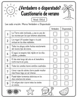Vorschau - Arbeitsblätter - Spanisch Sommer / Verano – Quiz & Leseverständnis für den Spanischunterricht zum Schuljahresende - Seite 2