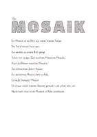 Vorschau - Arbeitsblätter - Mosaik im Kunstunterricht - Einführungsstunde - Seite 1