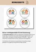 Vorschau - Arbeitsblätter - Willkommensgruß 1. Schultag Klasse 1 | Brief Erstklässler | Willkommensschild Einschulung | Klassenschild Schulanfang Grundschule - Seite 3