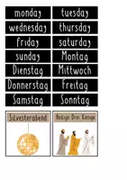Vorschau - Poster - Tafelkalender (Tage, Monate, Ferienüberblick, Wetterkarten) - Seite 1