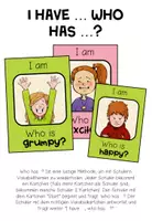 Vorschau - Spiele - Emotions and Feelings Englisch – Gefühle, Emotionen, Feelings Vocabulary, Wortschatz, Hörverstehen, Speaking | I Have Who Has, Wortschatzspiel, Kartenspiel 3., 4., 5., 6. Klasse, Grundschule, Sekundarstufe - Seite 1