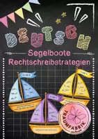 Vorschau - Stationenlernen - Rechtschreibstrategien Wiederholung Segelboote - Deckblatt