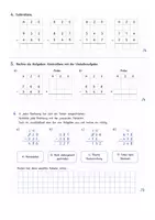 Vorschau - Arbeitsblätter - Mathematik Klassenarbeit - schriftliche Addition, Subtraktion, Mal Plus Häuser und Längen - Seite 3