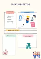 anteprima - Esercizi - I miei obiettivi. Back to school Terza media - Pagina 1