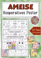 Vorschau - Mal- und Bastelvorlagen - Kooperatives Poster Ameisenklasse - Deckblatt