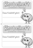 Vorschau - Arbeitsblätter - Knobelaufgaben Kombinatorik/Diagramme - 7 Seiten zum Rechnen, Knobeln und Rätseln - für die Grundschule ab Klasse 3 - Seite 1