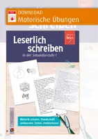 Vorschau - Arbeitsblätter - Leserlich schreiben - Motorische Übungen - Deckblatt