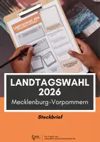 Vorschau - Arbeitsblätter - Landtagswahl Mecklenburg-Vorpommern 2026: Steckbrief (ab Klasse 9) - Deckblatt