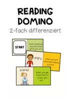 Vorschau - Spiele - EMOTIONS and FEELINGS - Reading Domino (2-fach differenziert) - Seite 1