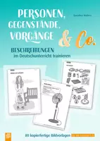 Vorschau - Arbeitsblätter - Personen, Gegenstände, Vorgänge & Co – Beschreibungen im Deutschunterricht trainieren: 80 kopierfertige Bildvorlagen für die Klassen 5-8 - Deckblatt