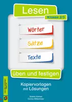 Vorschau - Arbeitsblätter - Lesen üben und festigen – Klasse 2/3: Kopiervorlagen mit Lösungen - Deckblatt
