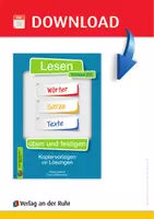 Vorschau - Arbeitsblätter - Lesen üben und festigen – Klasse 2/3: Kopiervorlagen mit Lösungen - Seite 1