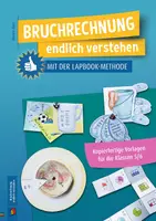 Vorschau - Mal- und Bastelvorlagen - Bruchrechnung endlich verstehen mit der Lapbook-Methode: Kopierfertige Vorlagen für die Klassen 5/6 - Deckblatt