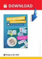 Vorschau - Mal- und Bastelvorlagen - Bruchrechnung endlich verstehen mit der Lapbook-Methode: Kopierfertige Vorlagen für die Klassen 5/6 - Seite 1