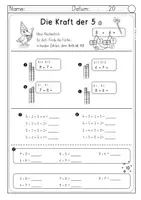 Vorschau - Arbeitsblätter - Addition ZR 20 mit Zehnerüberschreitung (Rechenstrategien) - Seite 3