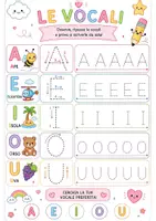 anteprima - Esercizi - Prime Lettere - Quaderno a colori - Pagina 1