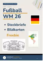 Vorschau - Poster - WM 2026 - Paket (Bildkarten, Steckbriefe zu allen Ländern, Flaggen) - GRATIS - Deckblatt