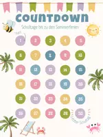 Vorschau - Arbeitsblätter - Countdown bis zu den Sommerferien - Deckblatt