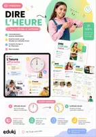 Vorschau - Arbeitsblätter - dire l´heure - Uhrzeit französisch - Seite 1