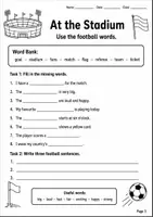 Vorschau - Arbeitsblätter - Fußball WM 2026 Englisch Klasse 5-6 - World Cup 2026 - Seite 3