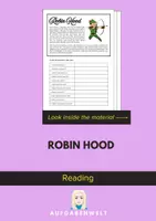 Vorschau - Unterrichtsreihen - Robin Hood (Story, Folklore): Reading (English) - Deckblatt
