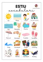 Vista previa - Hojas de trabajo - Vocabulari bàsic d'estiu - página 1