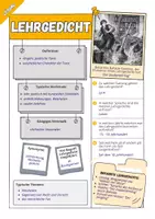 Vorschau - Arbeitsblätter - Lehrgedicht: Steckbrief zu den Merkmalen dieser Gedichtart - Seite 2