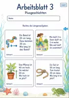 Vorschau - Arbeitsblätter - Plusaufgaben mit Längen | Mathematik Klasse 2 | 7 Arbeitsblätter als PDF - Seite 3