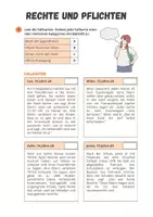 Vorschau - Arbeitsblätter - Familie ⎮ Rechte und Pflichten von Jugendlichen in der Familie - Arbeitsblatt und Fallanalyse für Klasse 7 bis 8 - Seite 1