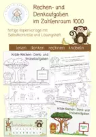 Vorschau - Arbeitsblätter - Wilde Denk- und Rechenaufgaben Knobelheft - Deckblatt