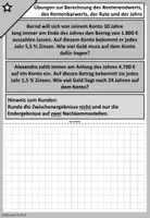 Vorschau - Arbeitsblätter - Rentenrechnung | Aufgaben - KOSTENLOS - Seite 3