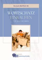 Vorschau - Arbeitsblätter - Wortschatz Einkaufen A1 DaF DaZ Schüler*innen - Deckblatt