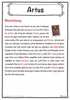 Vorschau - Unterrichtsreihen - Artus Lückentext mit Wortspeicher Hörverstehen und Suchsel - Seite 2