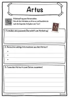Vorschau - Unterrichtsreihen - Artus Lückentext mit Wortspeicher Hörverstehen und Suchsel - Seite 3