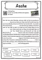 Vorschau - Unterrichtsreihen - Asche Lückentext mit Wortspeicher Hörverstehen und Suchsel - Seite 1