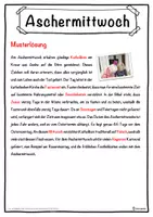 Vorschau - Unterrichtsreihen - Aschermittwoch Lückentext mit Wortspeicher Hörverstehen und Suchsel - Seite 2