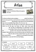 Vorschau - Unterrichtsreihen - Atlas Lückentext mit Wortspeicher Hörverstehen und Suchsel - Seite 1