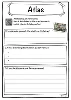 Vorschau - Unterrichtsreihen - Atlas Lückentext mit Wortspeicher Hörverstehen und Suchsel - Seite 3