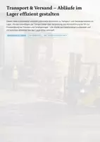 Vorschau - Unterrichtsreihen - Transport & Versand – Abläufe im Lager effizient gestalten - Deckblatt