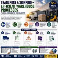 Vorschau - Unterrichtsreihen - Transport & Shipping Operations | Complete Warehouse Logistics Unit - Deckblatt