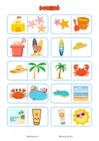 Vista previa - Manualidades / Dibujos para colorear - Cuaderno pasatiempos - Invierno y verano - página 2
