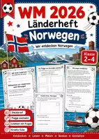 Vorschau - Mal- und Bastelvorlagen - Norwegen Entdeckerheft - Deckblatt