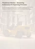 Vorschau - Unterrichtsreihen - Warehouse KPIs & Performance Measurement | Complete Logistics Unit - Seite 1